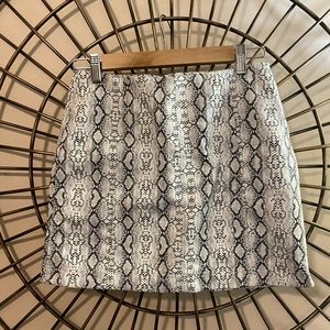 Snakeskin mini skirt | Newbury Kustom | Small
